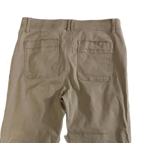 Democracy Womens Sz 12 "Ab"Solution Cargo Pants Snap Hem Capsule Utility Career - Picture 4 of 6